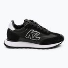 Кросівки жіночі KARL LAGERFELD Kairo Kl Sidetrim black leather/textille