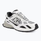 Кросівки жіночі KARL LAGERFELD Orion Sidetrim black leather/textile w/white