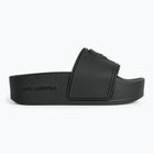 Шльопанці жіночі KARL LAGERFELD Kondo Maxi Nft Relief black rubber