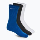 Шкарпетки Mizuno Training 3P white/black/mugen blue
