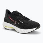 Чоловічі кросівки Mizuno Wave Rider 28 чорний/білий/вечірня примула