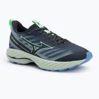 Кросівки для бігу чоловічі Mizuno Wave Rider GTX 2 vintage indigo / neo mint / front blue