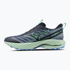 Кросівки для бігу чоловічі Mizuno Wave Rider GTX 2 vintage indigo / neo mint / front blue