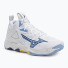 Волейбольне взуття Mizuno Wave Momentum 3 Mid біле/bellwether синє/belair синє