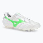 Кросівки футбольні чоловічі Mizuno Morelia II Japan Md white/neon green/galaxy silver
