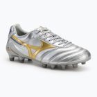 Кросівки футбольні чоловічі Mizuno Morelia Dna Japan Md galaxy silver/gold/gold