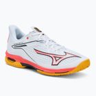 Кросівки тенісні Mizuno Wave Exceed Tour 6 CC white/baritone blue/fiery coral 2