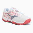 Кросівки тенісні дитячі Mizuno Break Shot 5 Jr CC white/blue granite/calypso coral