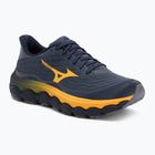 Кросівки для бігу чоловічі Mizuno Wave Horizon 8 blue granite/citrus/baritone blue