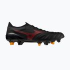 Кросівки футбольні чоловічі Mizuno Morelia Neo IV Beta Elite Mix SG black/morelia 40th red/black