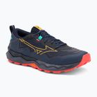 Кросівки для бігу чоловічі Mizuno Wave Daichi 9 baritone blue/citrus/fiery coral 2