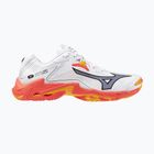 Кросівки волейбольні Mizuno Wave Lightning Z8 white/fiery coral 2/citrus