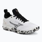Кросівки волейбольні Mizuno Wave Luminous 3 white/black/ge gold
