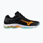 Кросівки волейбольні Mizuno Wave Voltage 2 black/tangelo/ice green