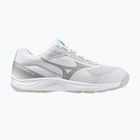 Кросівки волейбольні дитячі Mizuno Cyclone Speed 5 white/black/frozen emerald