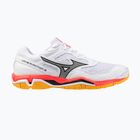 Кросівки гандбольні Mizuno Wave Phantom 3 white/fiery coral 2/citrus