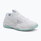 Кросівки гандбольні жіночі Mizuno Wave Stealth 6 white/blue tint