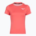 Футболка тенісна жіноча Mizuno Daybreakers Printed calypso coral