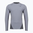 Лонгслів для бігу чоловічий Mizuno Tech Thermal Charge quiksilver