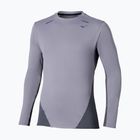 Лонгслів для бігу чоловічий Mizuno Tech Thermal Charge quiksilver