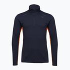 Лонгслів для бігу чоловічий Mizuno Tech Thermal Charge Half Zip baritone blue