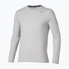 Лонгслів для бігу чоловічий Mizuno Core Impulse Tee vapor silver