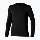 Лонгслів для бігу чоловічий Mizuno Core Impulse Tee black