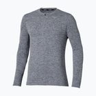 Лонгслів для бігу чоловічий Mizuno Core Impulse Half Zip Tee quicksilver