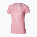 Футболка для бігу жіноча Mizuno Core Graphic Tee bleached mauve