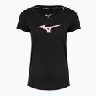 Футболка для бігу жіноча Mizuno Core Runbird Tee black/mauve