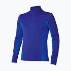 Лонгслів для бігу чоловічий Mizuno Active Warm Half Zip sodalite blue