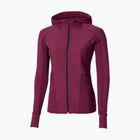 Куртка для бігу жіноча Mizuno Active Warm Hybrid Full Zip Hooded dark purple