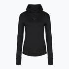 Кофта для бігу жіноча Mizuno Active Warm Hooded black