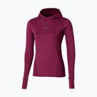 Кофта для бігу жіноча Mizuno Active Warm Hooded dark purple