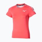 Футболка тенісна жіноча Mizuno Daybreakers Printed calypso coral