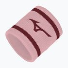 Напульсник Mizuno Wristband Short With Line 6P pinkesque/lava falls