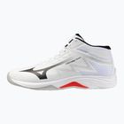 Кросівки волейбольні Mizuno Lightning Select Mid white/black/fiery red