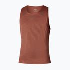 Футболка для бігу чоловіча Mizuno Tech Light Tank copper brown