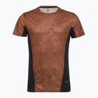 Футболка для бігу чоловіча Mizuno Active DryAeroFlow Graphic copper brown