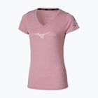 Футболка для бігу жіноча Mizuno Core Runbird Tee rose elegance