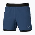 Шорти для бігу чоловічі Mizuno Core 5.5 Inches 2in1 estate blue