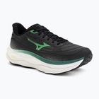 Кросівки для бігу чоловічі Mizuno Wave Sky 9 black/goblin green/alpine green