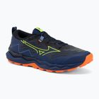 Кросівки для бігу чоловічі Mizuno Wave Daichi 9 estate blue/lightning yellow