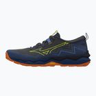 Кросівки для бігу чоловічі Mizuno Wave Daichi 9 estate blue/lightning yellow