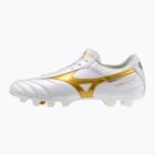 Кросівки футбольні Mizuno Morelia II Pro FG white/football gold/galaxy silver