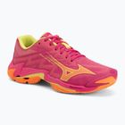 Кросівки волейбольні Mizuno Wave Lightning Elite pink tetra/fortune yellow/ligh