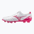 Кросівки футбольні Mizuno Morelia Neo IV Pro FG white/fuchsia purple/fuchsia purple