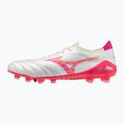 Кросівки футбольні Mizuno Morelia Neo IV Beta Elite FG white/pink tetra/fuchsia purple