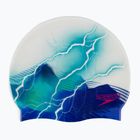Шапочка для плавання Speedo Digital Printed біло-блакитна 8-1352414648