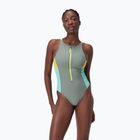 Купальник суцільний жіночий Speedo Zip Colorblock soft olive